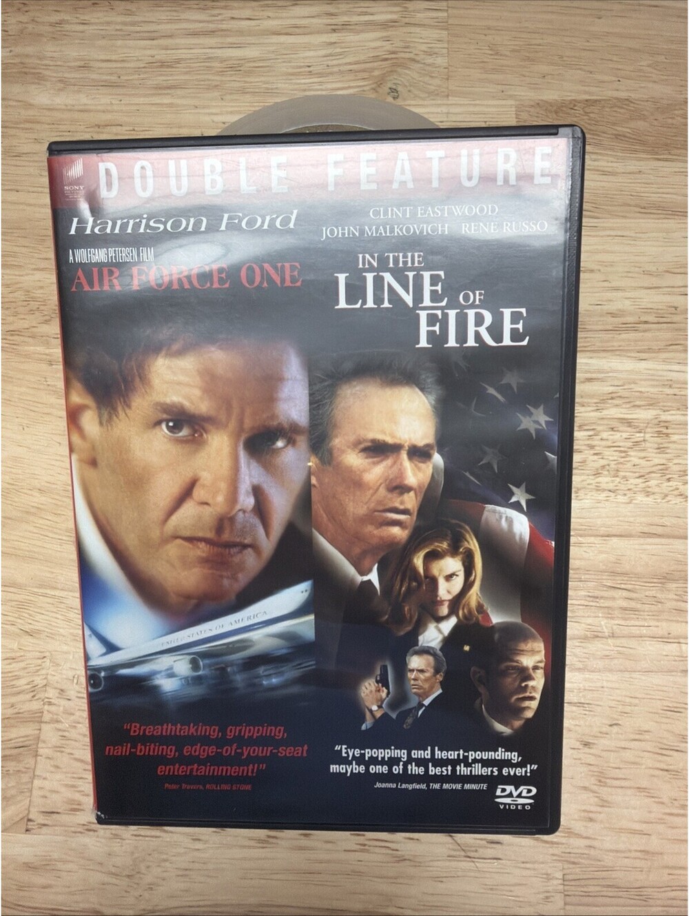 Air Force One / In the Line of Fire DVD 1997/1993 Double Feature Harrison Ford